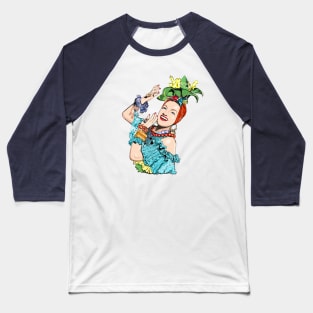 Carmen Miranda in Technicolor Baseball T-Shirt